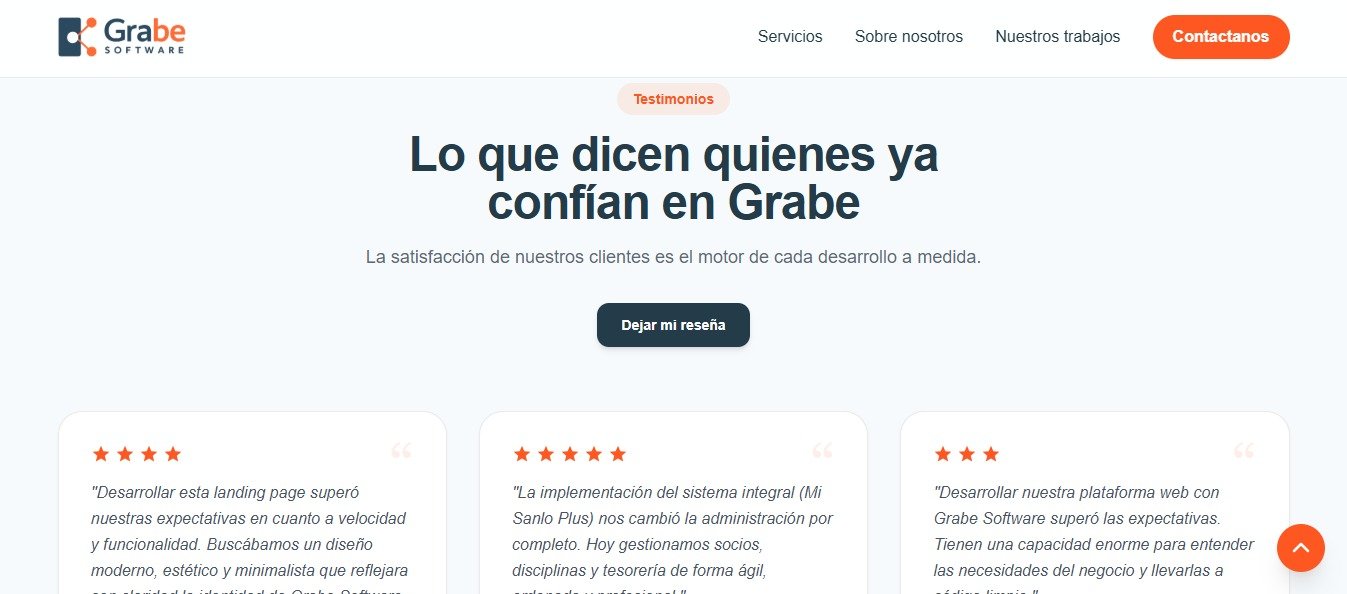 Grabe Software / Plataforma Web Oficial