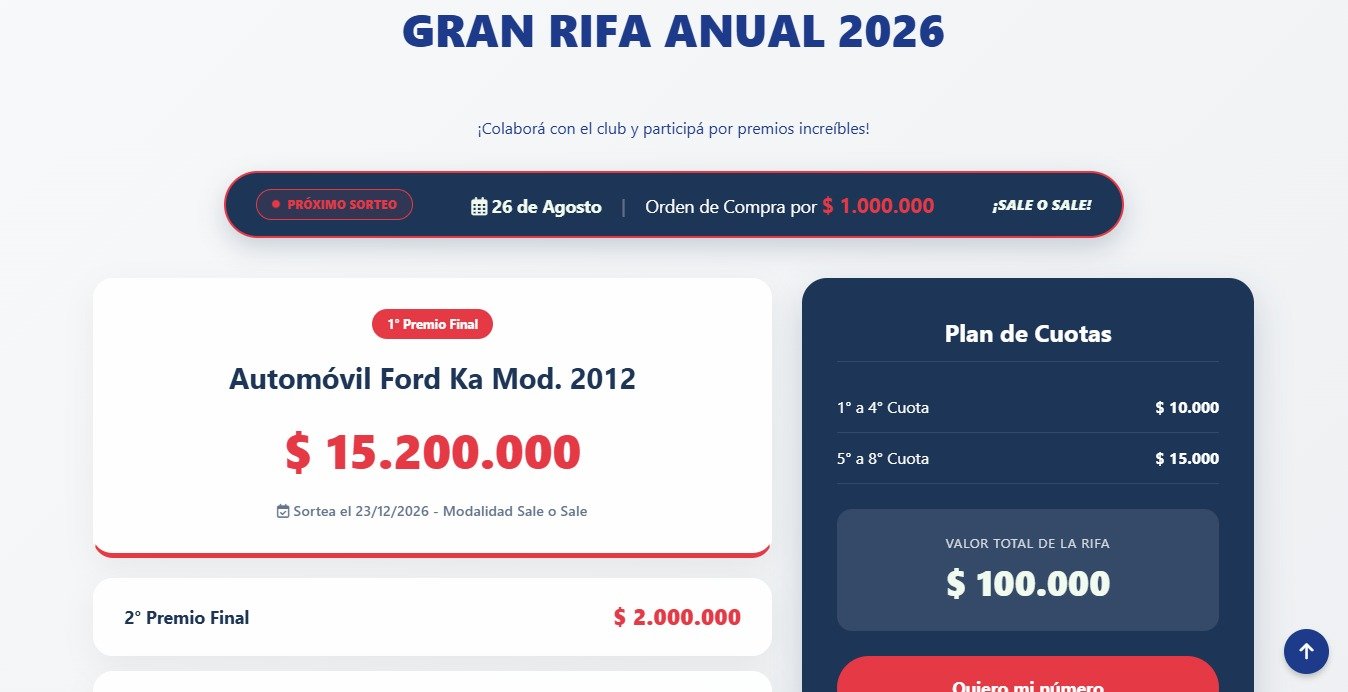 Mi Sanlo Plus / Sistema Integral de Gestión - Club San Lorenzo de Rauch
