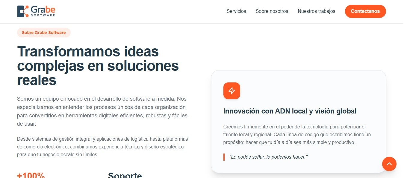 Grabe Software / Plataforma Web Oficial