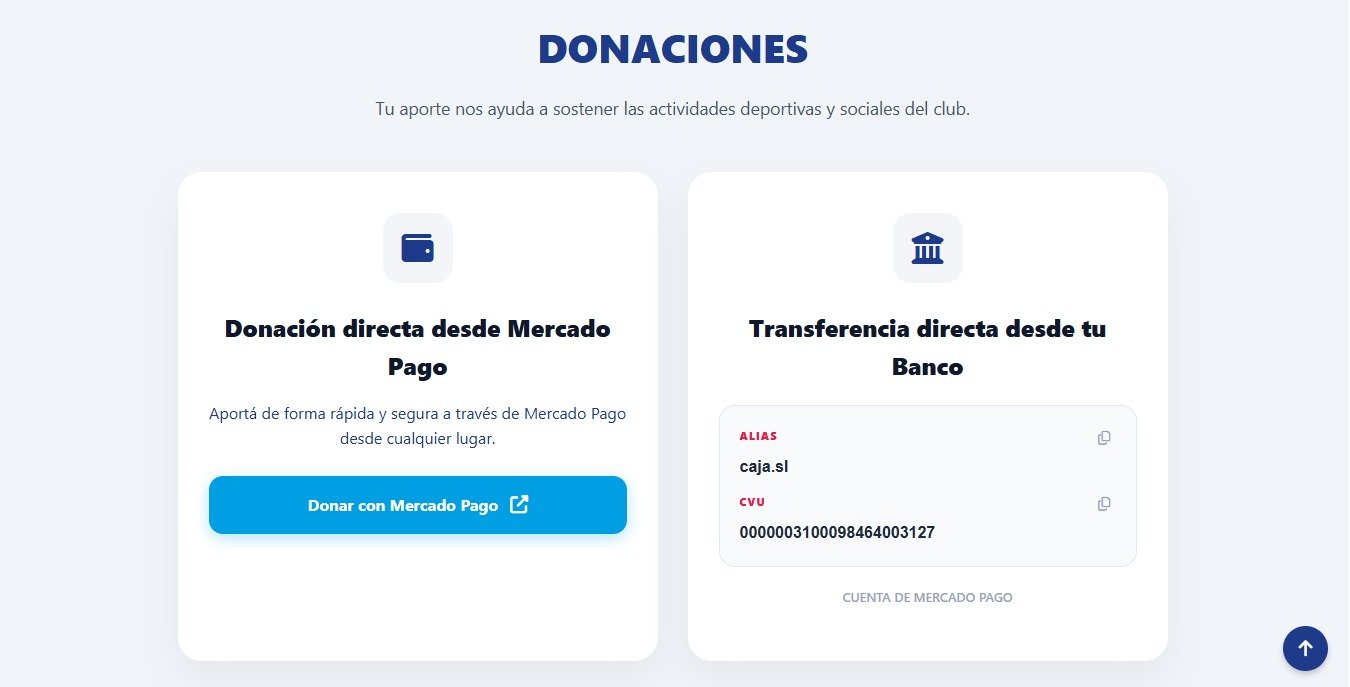 Mi Sanlo Plus / Sistema Integral de Gestión - Club San Lorenzo de Rauch
