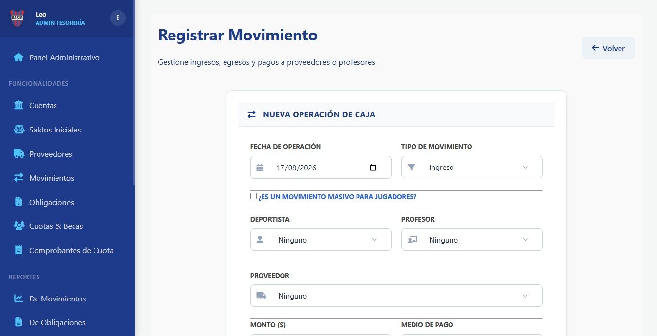Mi Sanlo Plus / Sistema Integral de Gestión - Club San Lorenzo de Rauch